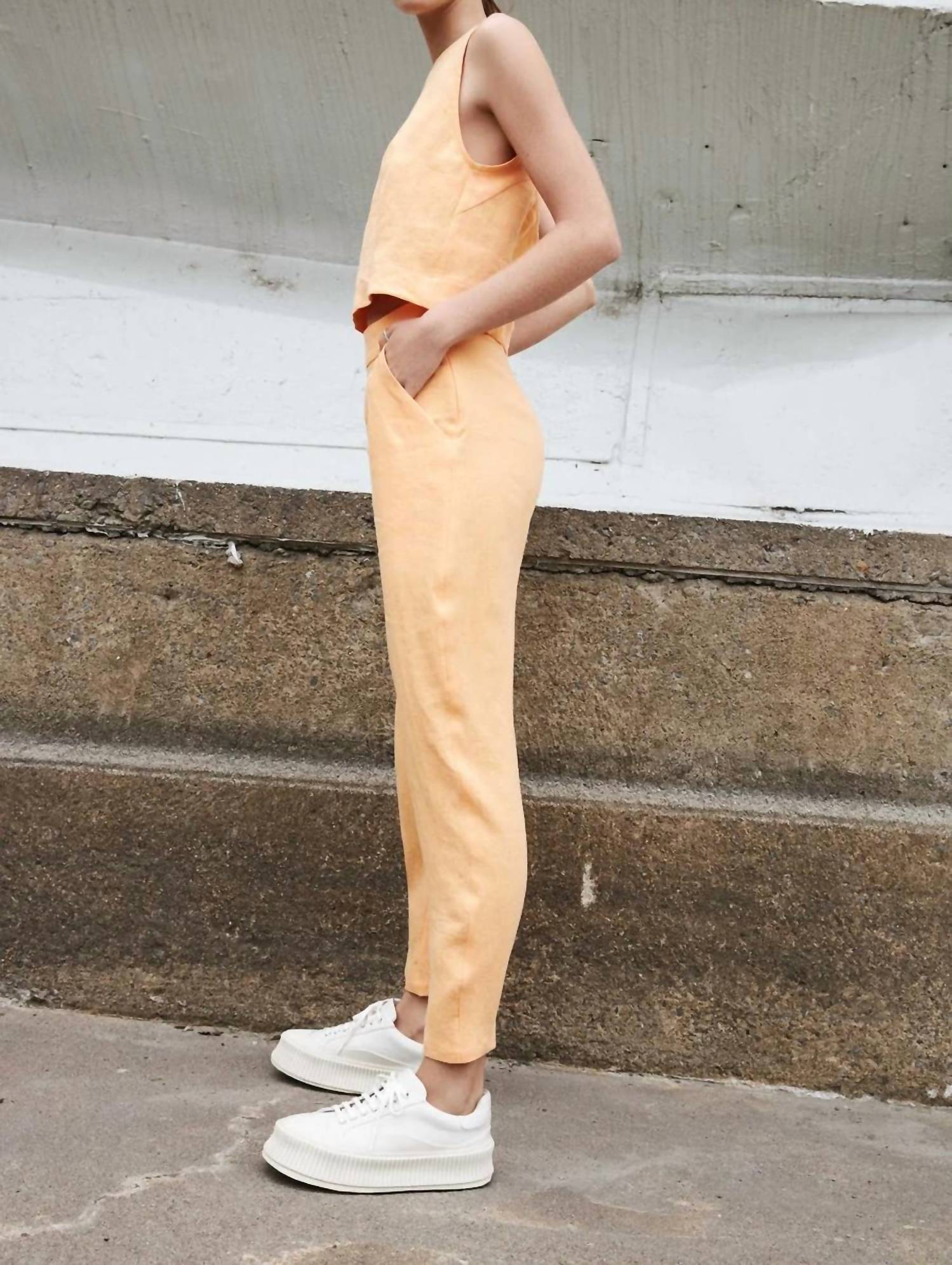 New Eve Gravel Pavot Pants In Caramel — image 2 of 4